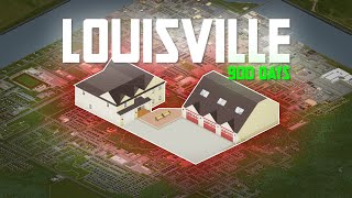 I Survived 100 Days in LOUISVILLE  Project Zomboid [upl. by Tristis]