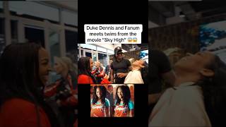 Duke Dennis and Fanum meets twins twins from “Sky High” 🔥fanum duke fyp fy subscribers shorts [upl. by Ahmad44]