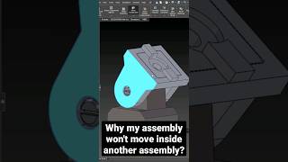 Why My Assembly Wont Move Inside Another Assembly In Solidworks  Quick Fix [upl. by Emirej]