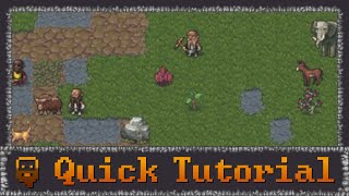 Dwarf Fortress  Quick Tutorial  Animal Husbandry Butchering Training Zones and Gelding [upl. by Assillem]