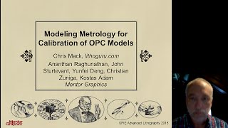 OPC Metrology presentation 2016 [upl. by Aniuqahs]