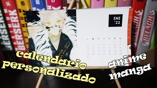 Como hacer tu propio calendario personalizado estilo anime manga [upl. by Arihat]