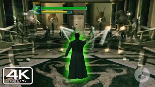 Neo VS Merovingian Full Fight  The Matrix Path of Neo PS2 4K [upl. by Wolbrom]