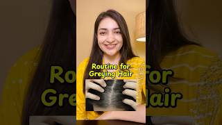 Routine for Greying hair 👨🏽‍🦳 [upl. by Akedijn680]