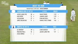 Bootle CC 1st XI v Horwich RMI CC 1st XI [upl. by Nachison952]