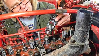 Engine Carnage Fixing the Farmall MD Tractor [upl. by Gredel998]