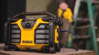 DEWALT 12V20V MAX Worksite ChargerRadio  Overview DCR015 [upl. by Lleroj]