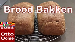 Hoe brood bakken Tutorial brood bakken [upl. by Nnahtur]