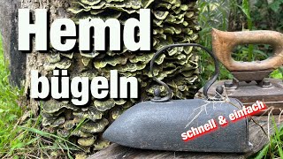 Hemd bügeln wie ein Profi Trachtenhemd [upl. by Nhoj417]