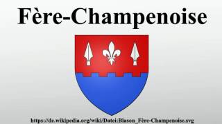 FèreChampenoise [upl. by Gillmore]