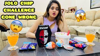 OMG JOLO Chip Challenge Without Eating any Sweet by Bindass Kavya Gone Wrong Super Market Shoping [upl. by Stanleigh]