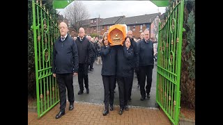 Gerry Adams delivers oration at the funeral of Bobby Lavery [upl. by Gnouc182]