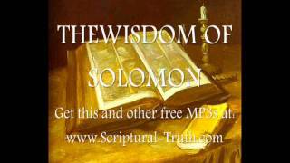 The Wisdom of Solomon  Entire Book The Book of Wisdom [upl. by Collimore177]