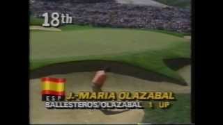 GW Inside The Game Olazabal on the Solheim Cup [upl. by Bocock]