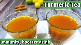 Turmeric tea recipe  immunity booster drink recipe  Love at first bite [upl. by Nyroc586]