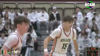 Hopkinton Hillers Boys Basketball VS Norwood December 13 2022 [upl. by Calondra]