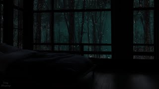 Asmr rain in forest bedroom  its rain paused everything that disturbs the mind [upl. by Renaud333]