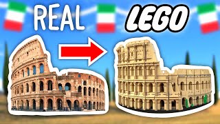 I Built ITALY Out Of LEGO In Italy [upl. by Bilat848]