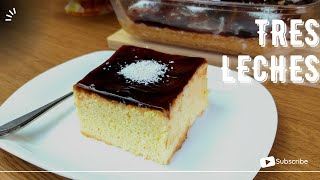 Milky Caramel Cake  Easiest Tres Leches Cake Recipe  Trileçe [upl. by Arihas]