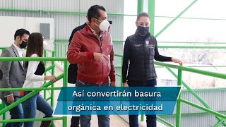 Convertirán basura orgánica en electricidad e hidrocarbón en CDMX [upl. by Bromley]