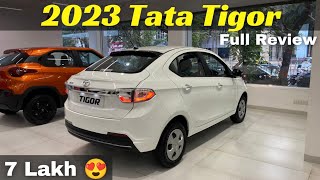 Cheaper Than Hatchback Finally New Tata Tigor CNG  Review [upl. by Reinnej405]