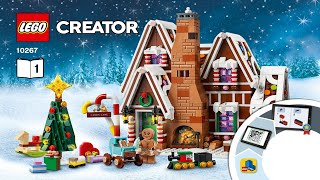 LEGO instructions  Creator Expert  10267  Gingerbread House Book 1 [upl. by Ydda438]