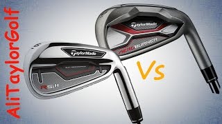 TAYLORMADE RSi1 v AEROBURNER IRONS [upl. by Karola]