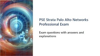 Strata Palo Alto Networks System Engineer Professional Exam Questions and Answers [upl. by Weiner]