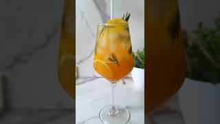 🍊How to make the BEST ORANGE MOJITO at home shorts youtubeshorts trending fyp mojito [upl. by Dnarb]