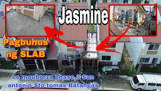 Pagbuhos ng SLAB Jasmine project Blk18 Le moubreza phase3 San antonio Sto tomas Batangas EP586 [upl. by Gentille118]