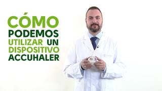 Cómo utilizar correctamente un inhalador Accuhaler Tu Farmacéutico Informa [upl. by Fiertz578]