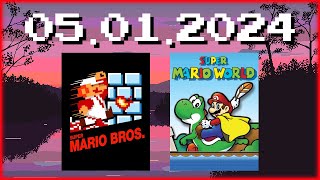 Stream VOD vom 05012024  Super Mario Bros SMW Hacks [upl. by Vedette]