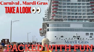 Carnival Mardi Gras Ship Tour [upl. by Gurias]