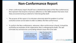 10 5non conformance report [upl. by Jake]