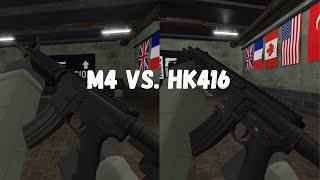 M4 vs HK416 BRM5 [upl. by Subir615]