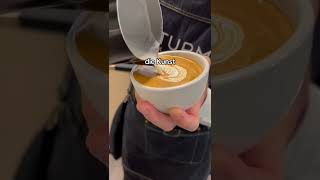 Turm Kaffee Latte Art [upl. by Aerised]