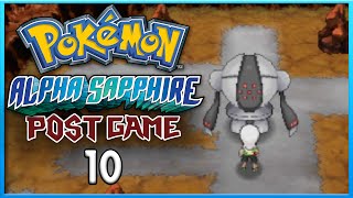 Pokemon Alpha Sapphire Post Game 10 Catching Registeel ORAS Gameplay Walkthrough Playthrough [upl. by Nevarc]