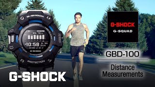 GBD100 Tips movie 02 Distance measurements：CASIO GSHOCK [upl. by Sumedocin]