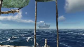 Gyrocopter Parts Location Inside An aircraft carrier Stranded Deep Gameplay [upl. by Einna]