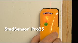 How to Use a Stud Finder  Zircon StudSensor Pro25 [upl. by Enneira]