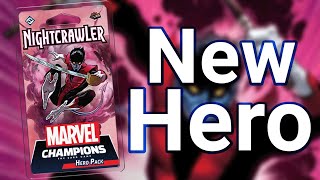 Marvel Champions Nightcrawler Hero Pack Unboxing and First Games [upl. by Shifra462]