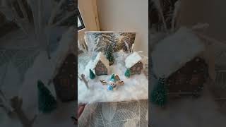 Новогодняя поделка в сад в школу christmas craft зимавдеревне избазимняя diy [upl. by Renelle]