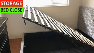 Ottoman Bed How to Close it Down  Is your Storage Bed Stuck and wont Close after Assembly [upl. by Candy]