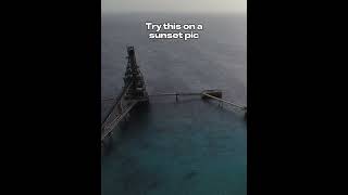 ✨ Bonaire Salt Pier Sunset A Drones Eye View 🌅 [upl. by Aggie157]