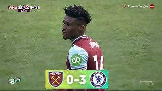 KUDUS VS CHELSEA PERFORMANCE…DISALLOWED GOAL…KUDUS VS CUCURELLA  WEST HAM 03 CHELSEA [upl. by Nnylarat93]