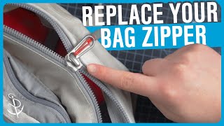 Rescue Your Favorite Bag Backpack Zipper Replacement [upl. by Ojoj]