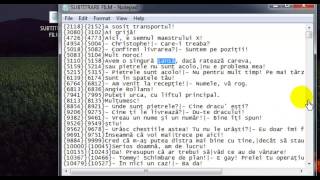 Cum sa adaugi diacritice unei subtitrari HD [upl. by Anitnerolf]