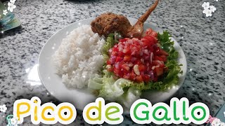 Pico de Gallo Receta [upl. by Ahtela]