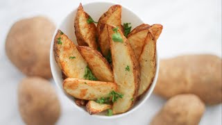 Crispy Air Fryer Potato Wedges Recipe [upl. by Whiting]