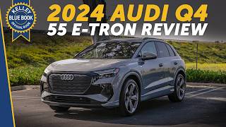 2024 Audi Q4 55 ETron  Review and Road Test [upl. by Fradin]